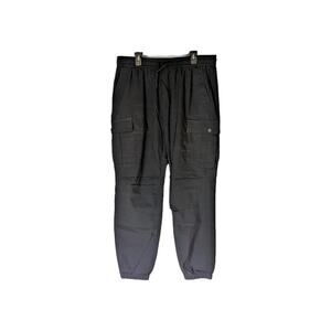 JMIERR Men's Black Cargo Pant Joggers Sz 42